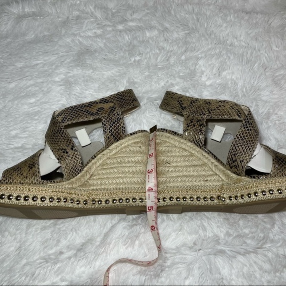 SEVEN DIALS Snake Embossed Somerset Espadrille 8.5 - Picture 11 of 16